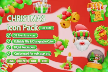 Noël Pack 3D Icon