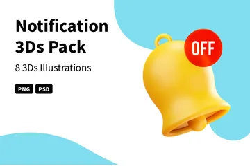 Notification Pack 3D Icon