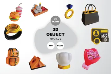 Object 3D Icon Pack