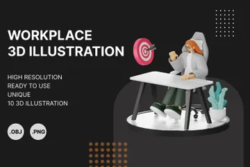 Objectifs d'affaires Pack 3D Illustration