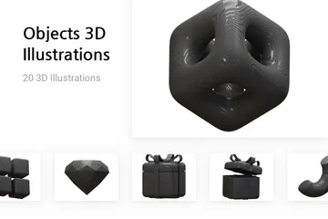 Objekte 3D Illustration Pack