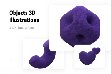 Objekte 3D Illustration Pack