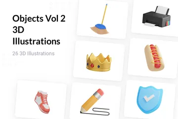 Objekte Band 2 3D Illustration Pack