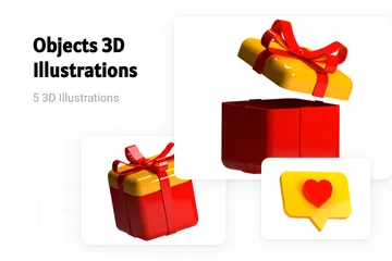 Objets Pack 3D Illustration