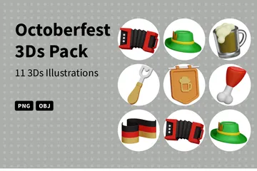 Octoberfest 3D Icon Pack