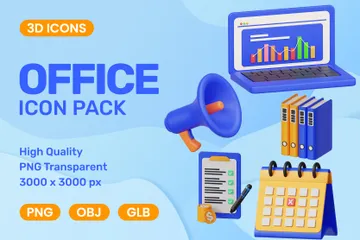 Office 3D Icon Pack