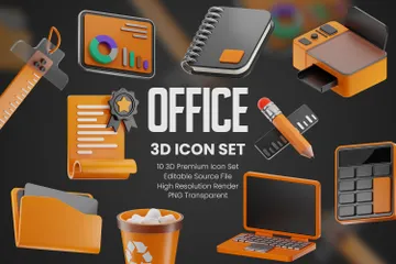 Office 3D Icon Pack