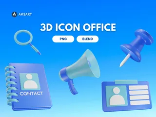 Office 3D Icon Pack