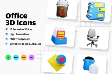 Office 3D Icon Pack