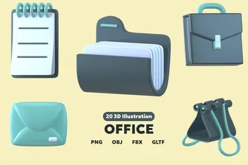 Office 3D Icon Pack