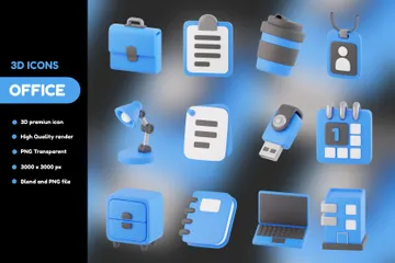 Office 3D Icon Pack