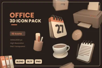 Office 3D Icon Pack