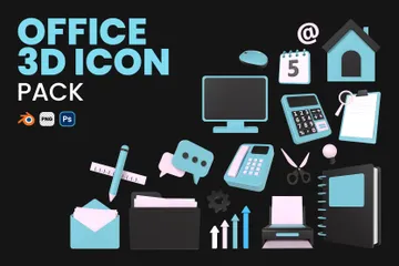 Office 3D Icon Pack