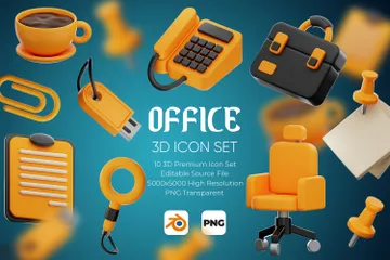 Office 3D Icon Pack