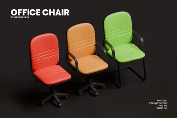 Office Chair 3D Icon Pack