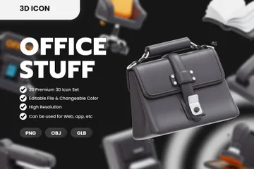 Office Stuff 3D Icon Pack