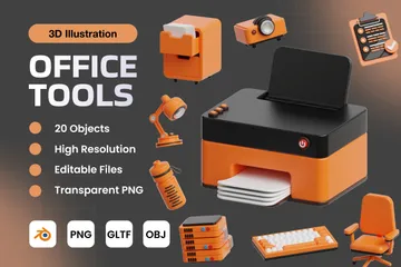 Office Tools 3D Icon Pack