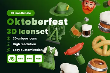 Oktoberfest 3D Icon Pack