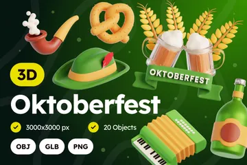 Oktoberfest 3D Icon Pack