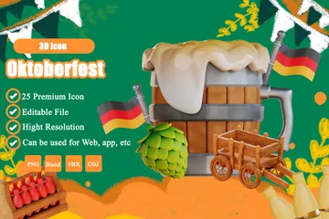 Oktoberfest 3D Icon Pack