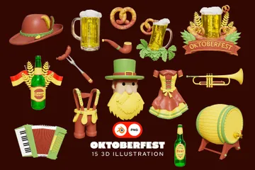 Oktoberfest 3D Icon Pack