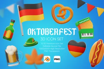 Oktoberfest Pacote de Icon 3D