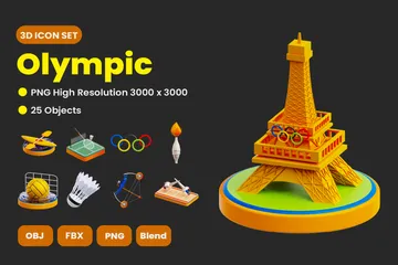 Olympic 3D Icon Pack