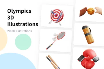 Olympics 3D Illustration Pack