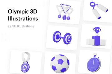 Olympisch 3D Illustration Pack