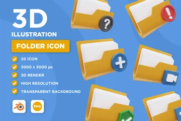Ordner 3D Icon Pack