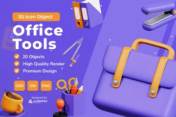 Outils de bureau Pack 3D Icon