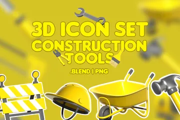 Outils de construction Pack 3D Icon