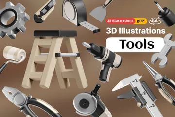 Outils de réparation Pack 3D Icon