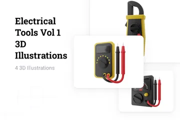 Outils électriques Vol 1 Pack 3D Illustration