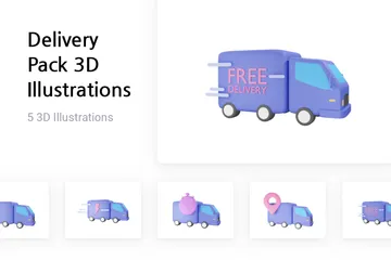 Pack de livraison Pack 3D Illustration