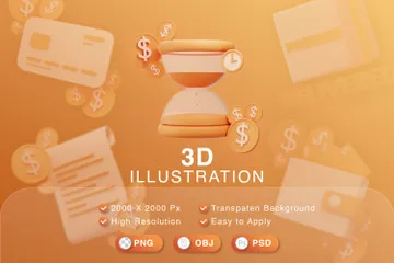 Package d'activités de transaction Pack 3D Icon