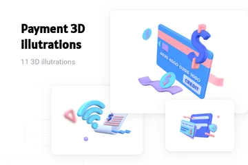 Pago Paquete de Illustration 3D