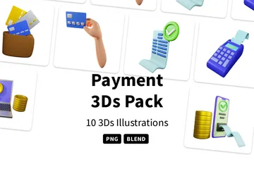 Paiement Pack 3D Icon