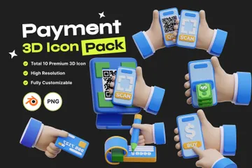 Paiement Pack 3D Icon