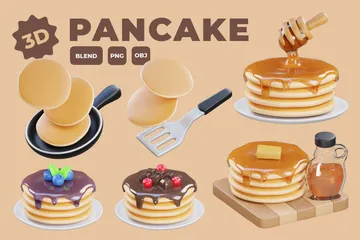 Pancake 3D Icon Pack
