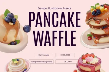 Pancake 3D Icon Pack