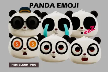 Panda Paquete de Icon 3D