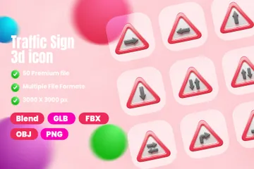 Panneau de signalisation et symbole Pack 3D Icon