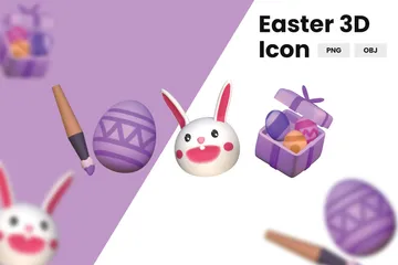 Pascua de Resurrección Paquete de Icon 3D