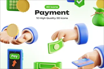 Payment 3D Icon Pack