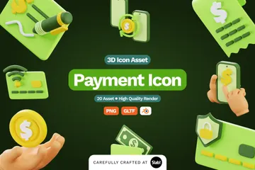 Payment 3D Icon Pack