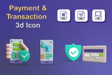 Payment 3D Icon Pack