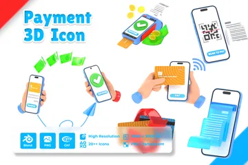 Payment 3D Icon Pack