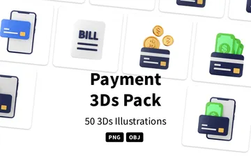 Payment 3D Icon Pack