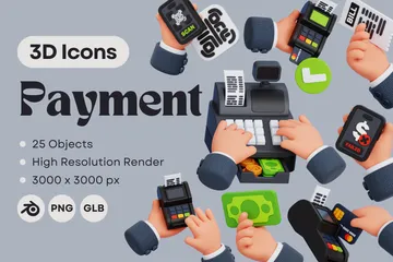 Payment 3D Icon Pack